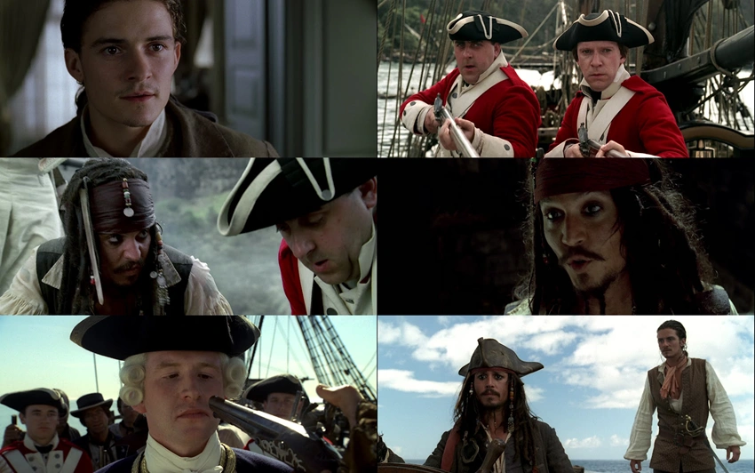 Download Pirates of the Caribbean: The Curse of the Black Pearl (2003) Hindi & English BluRay 480p 720p 1080p